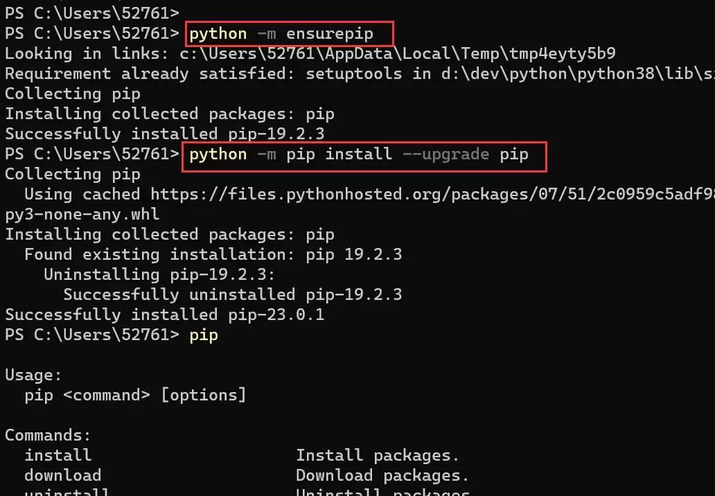 Python报错:ModuleNotFoundError: No module named ‘pip‘问题及解决