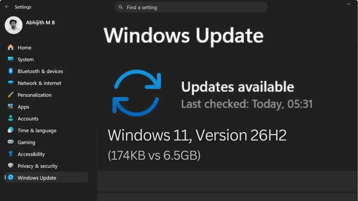 24H2/25H2 升级仅需数分钟! 微软官宣今秋上线Win11 26H2更新