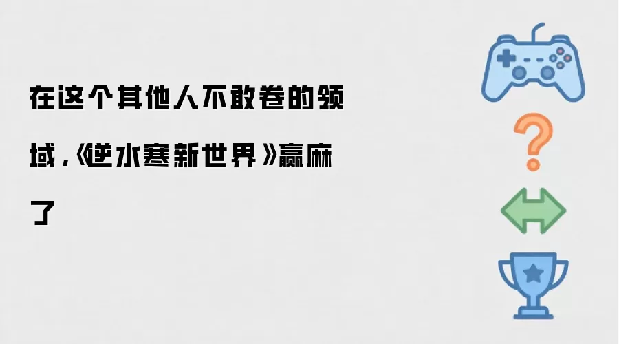 在这个其他人不敢卷的领域,《逆水寒新世界》赢麻了