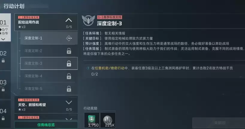 三角洲风格的护甲有哪些?三角洲风格装备护甲与头盔相关任务【深度定制3】