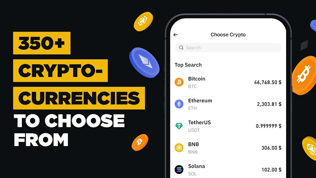 Google Play 官方应用页中的 Binance 产品画面