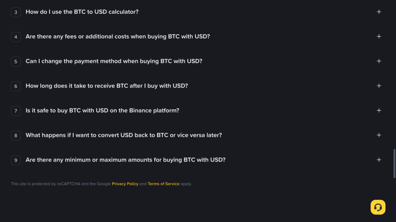 回落USD页面的支付方式常见问题列表