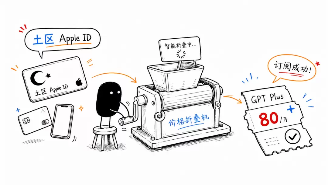 土耳其区 AppleID 开通 ChatGPT Plus 会员教程,低至80元