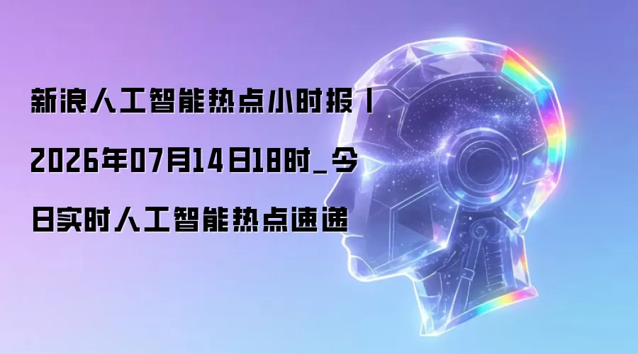 新浪人工智能热点小时报丨2026年07月14日18时_今日实时人工智能热点速递