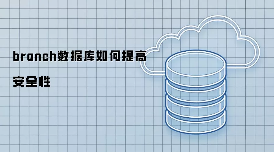 branch数据库如何提高安全性