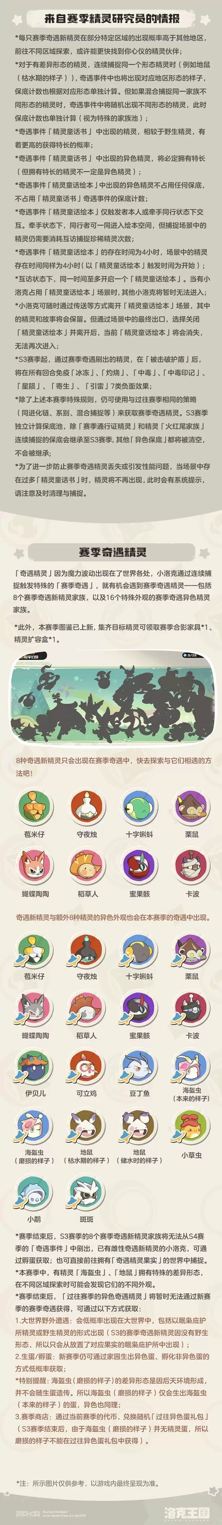 洛克王国：世界S3赛季精灵刷取技巧