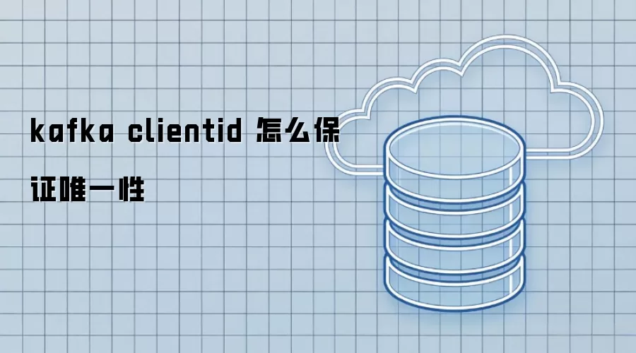 kafka clientid 怎么保证唯一性