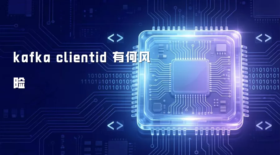 kafka clientid 有何风险