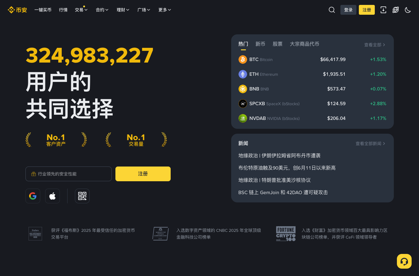 币安中文官网首页与品牌名称