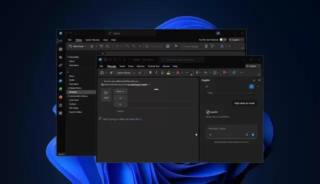 始终可见:微软Win10/Win11经典版Outlook下月将增Copilot AI统一入口