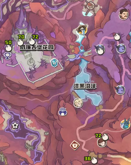 洛克王国世界不咕钟零件位置分布图