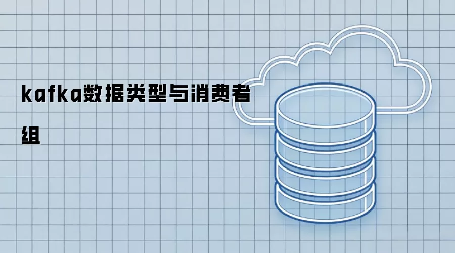 kafka数据类型与消费者组