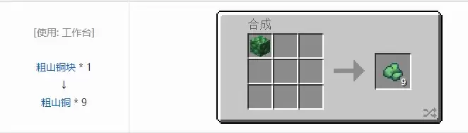 我的世界神话金属模组材料合成表大全