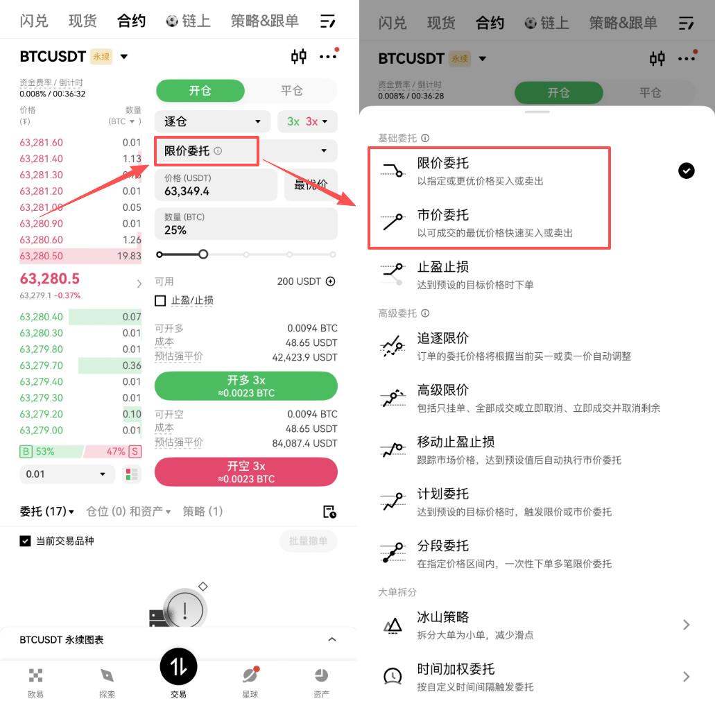 欧易合约怎么玩？2026年BTC永续合约开仓止盈止损操作方法