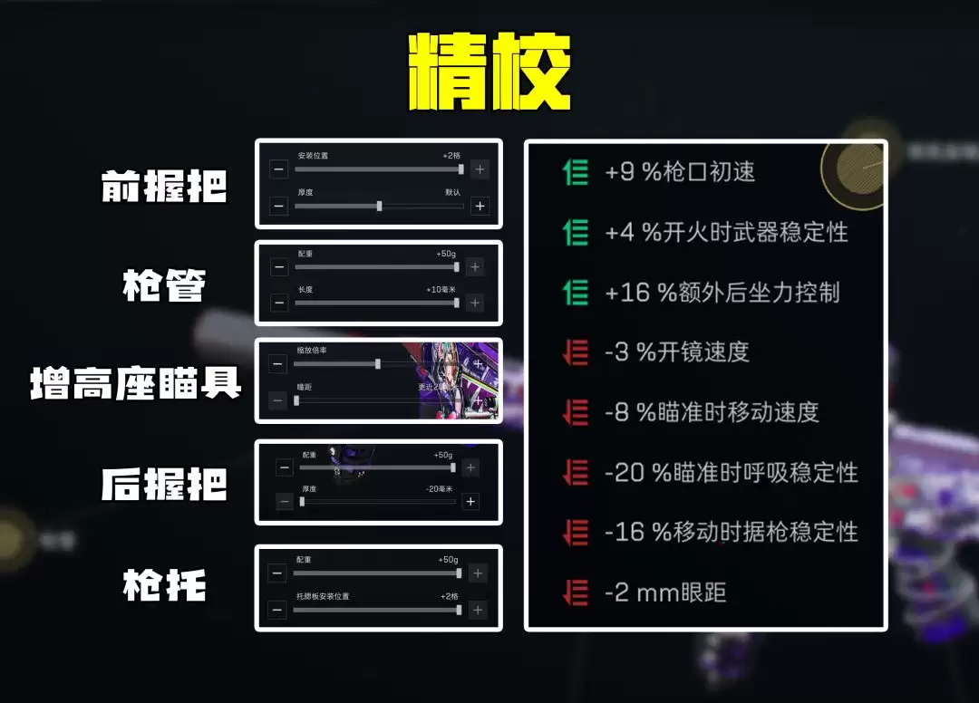 三角洲行动QCQ171改枪方案