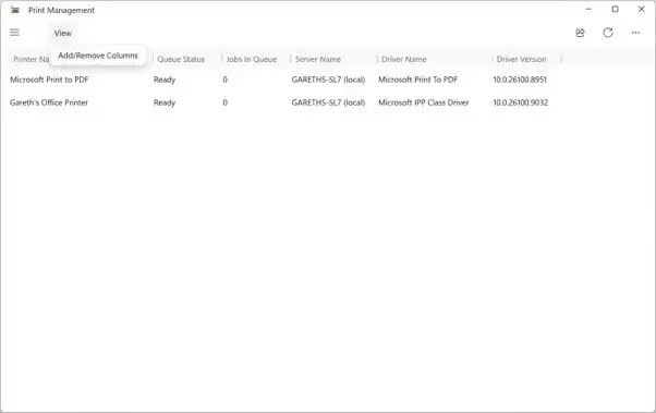 Win11 Beta和Experimental通道打印管理工具获WinUI 3更新