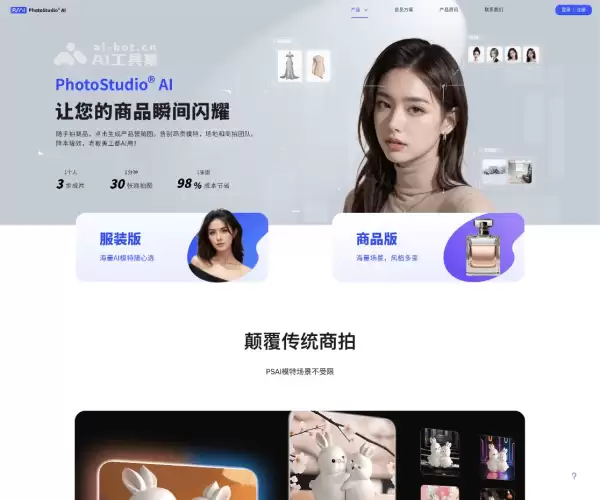 PhotoStudio AI-虹软科技推出的AI商拍工具