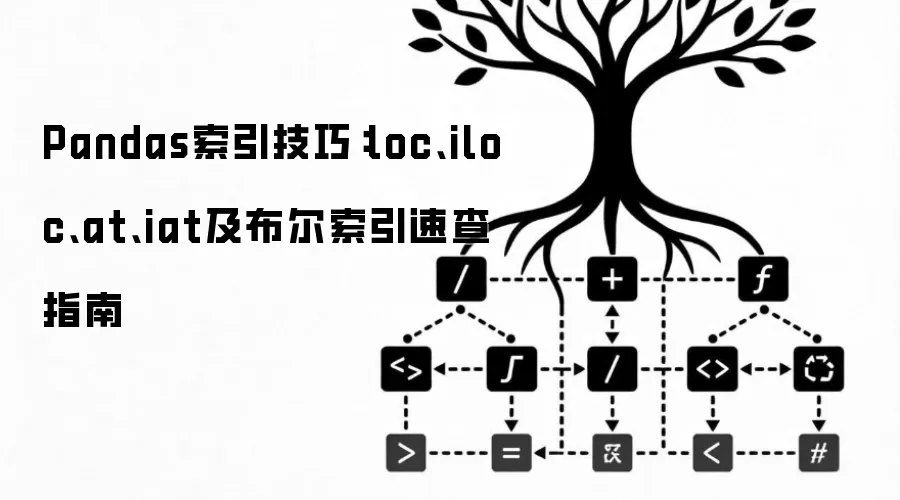 Pandas索引技巧：loc、iloc、at、iat及布尔索引速查指南