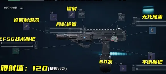 《三角洲行动》S9金枪客MP7改装方案