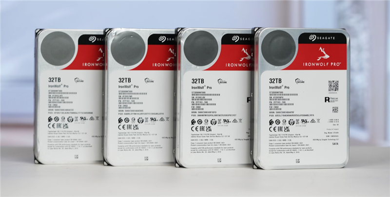 4盘RAID 0读写超1100MB/s!希捷酷狼Pro 32TB硬盘评测:百万文件快速完成备份