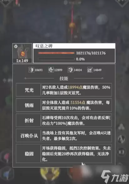 地下城堡4叹息之碑关卡介绍 地下城堡4叹息之碑通关技巧