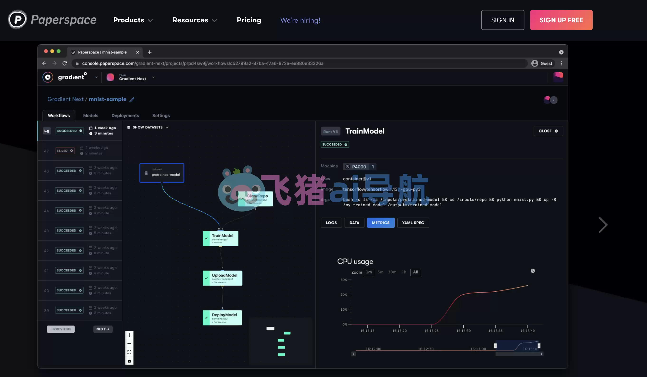 Paperspace-Paperspace官网,免费提供GPU...