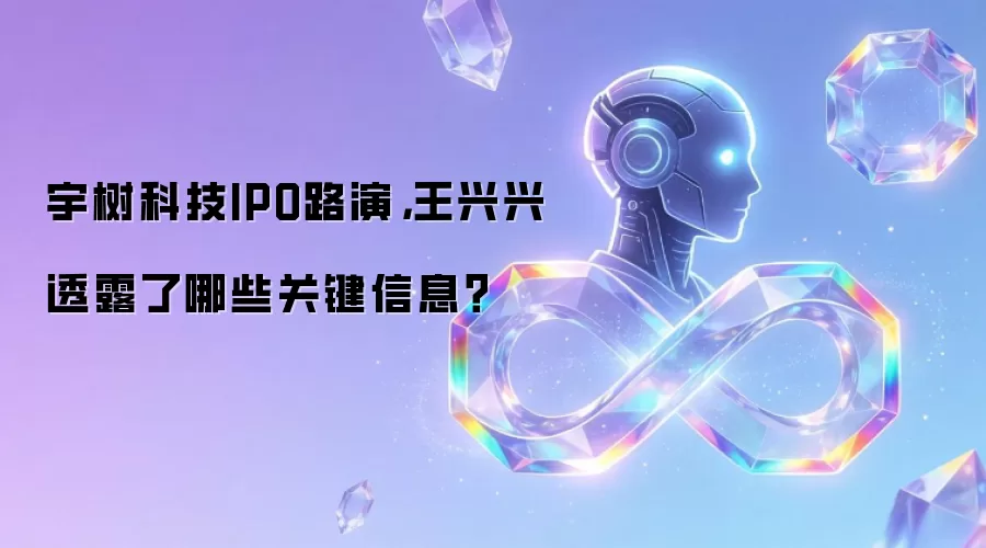宇树科技IPO路演，王兴兴透露了哪些关键信息？