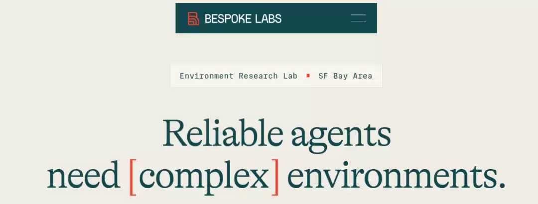 Bespoke Labs获4000万美元融资,构建训练可靠智能体环境
