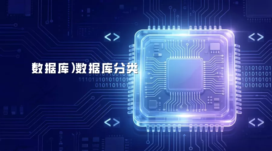 (数据库)数据库分类
