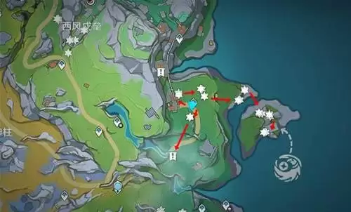 原神松珀香采集路线-松珀香分布图一览 原神松珀香采集路线-松珀香分布图一览