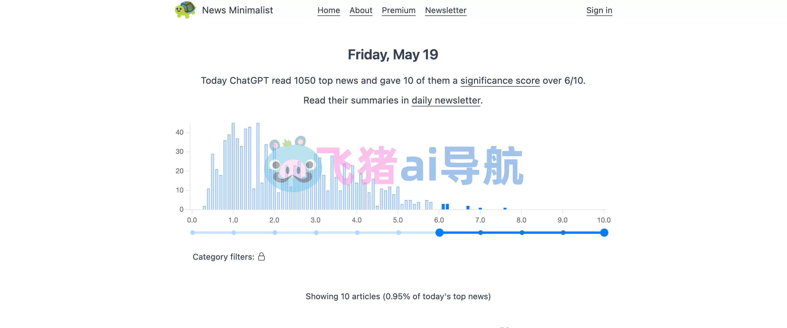news minimalist-news minimalist,ai帮你筛选当天最值得阅读的新闻