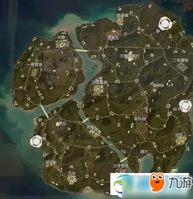 和平精英雨林地图哪里物资丰富