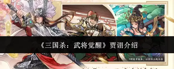 《三国杀:武将觉醒》贾诩介绍