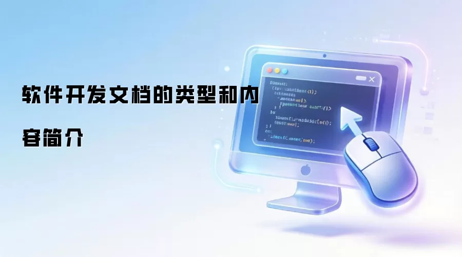 软件开发文档的类型和内容简介