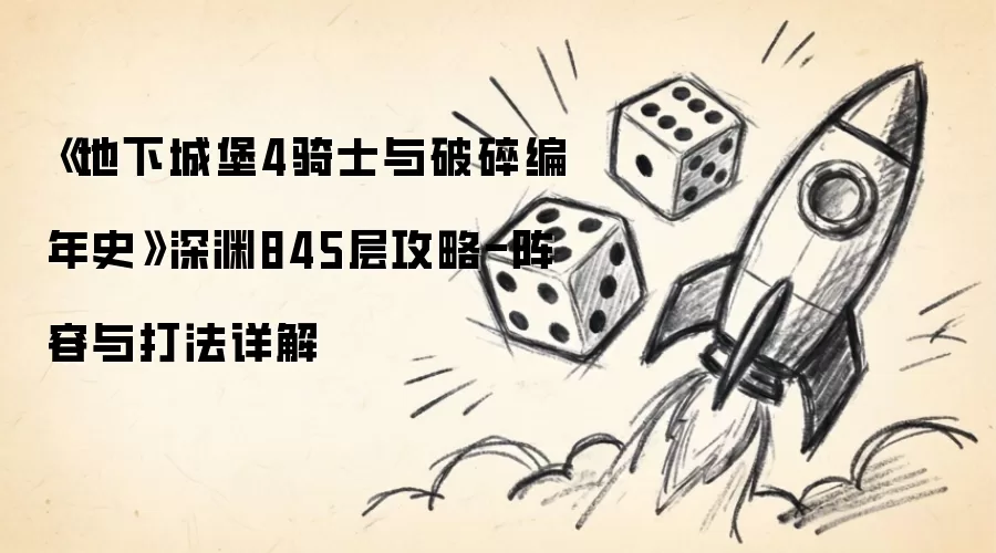 《地下城堡4骑士与破碎编年史》深渊845层攻略-阵容与打法详解
