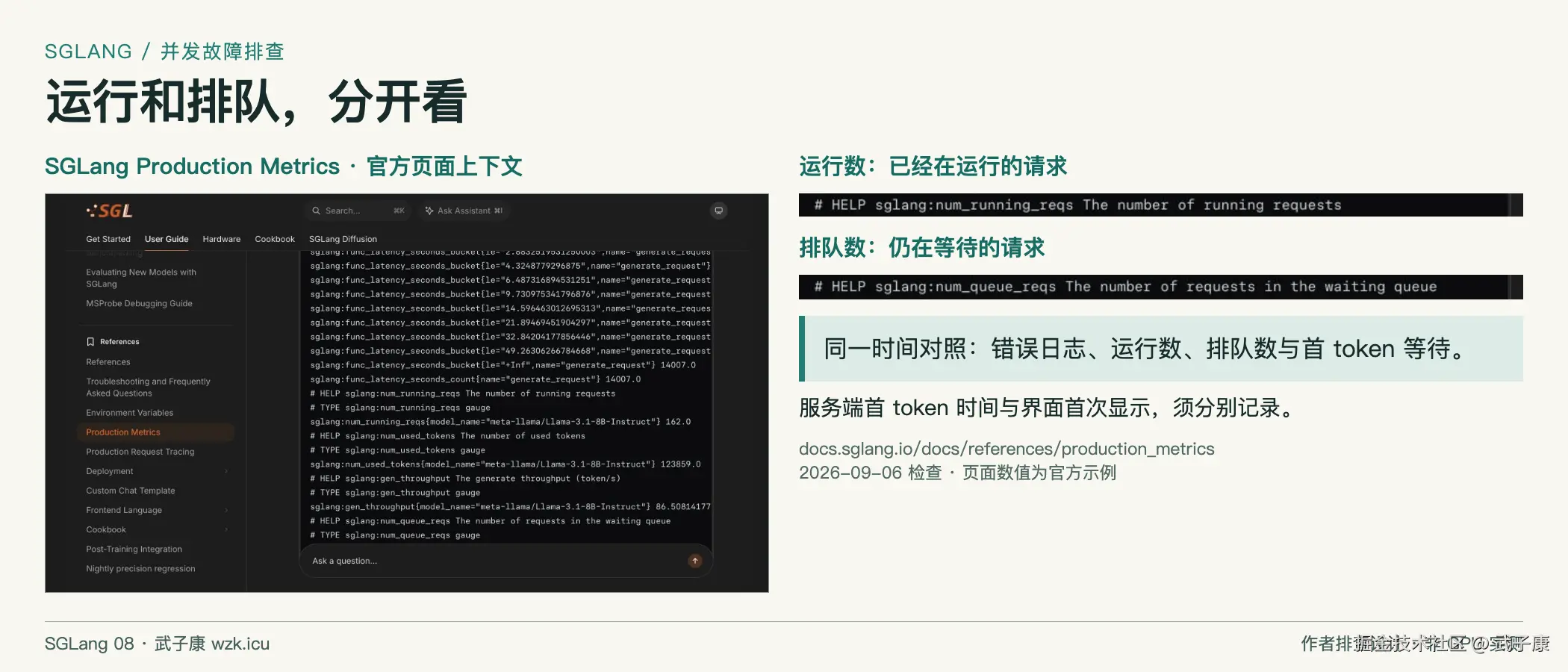 官方运行数与排队数定义
