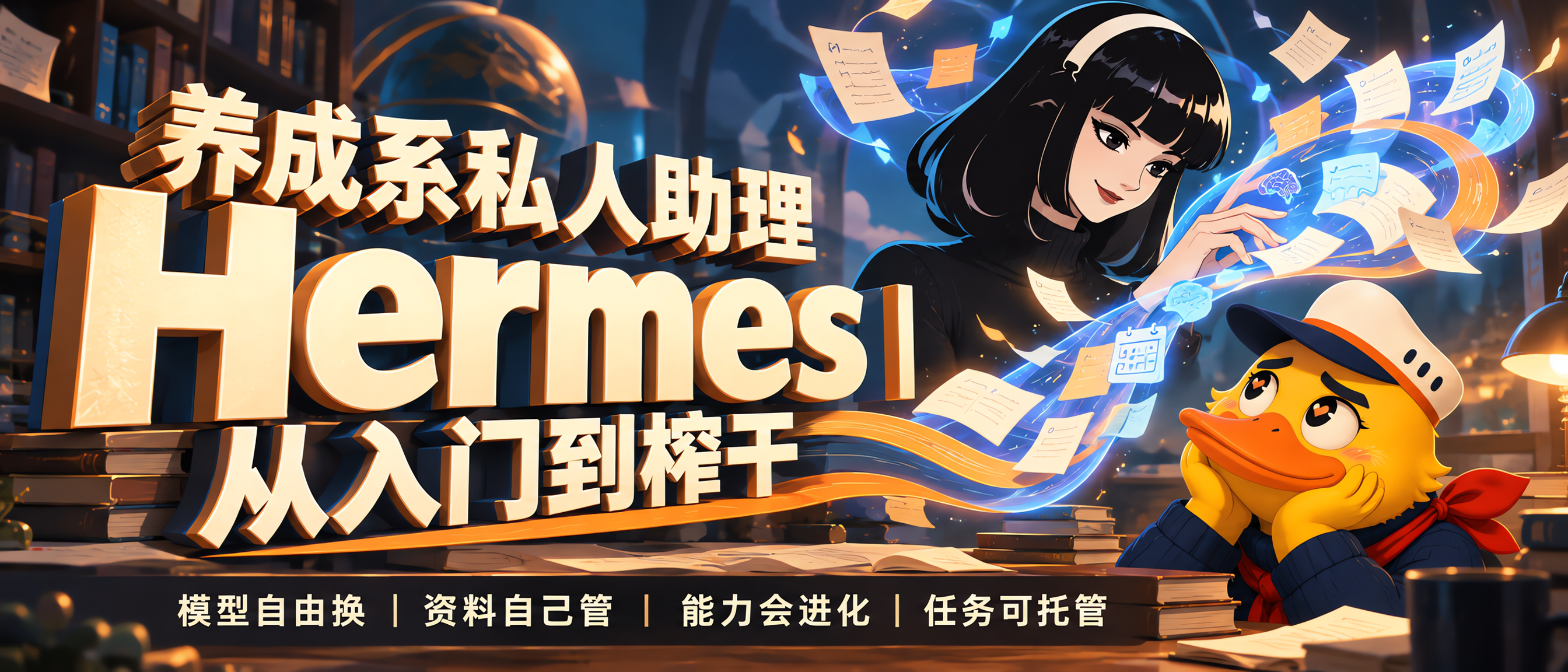 养成系私人助理 Hermes|从入门到榨干