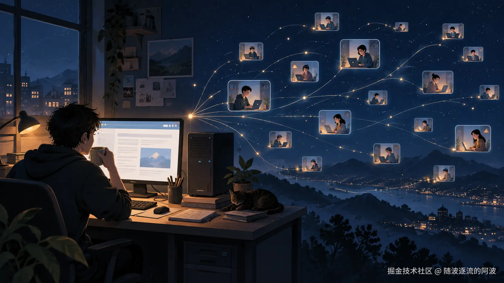 首图-一个人的电脑和百人共学星图.png