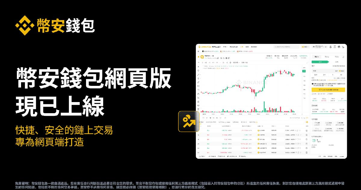 币安钱袋上线网页版-更智能更快捷的交易新体验(币安钱袋网页版入口)