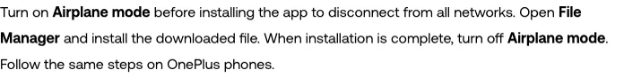 OKX 官方对 OPPO 手机离线安装的说明