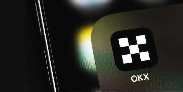 欧易 OKX 品牌标识，用于识别官方注册网站